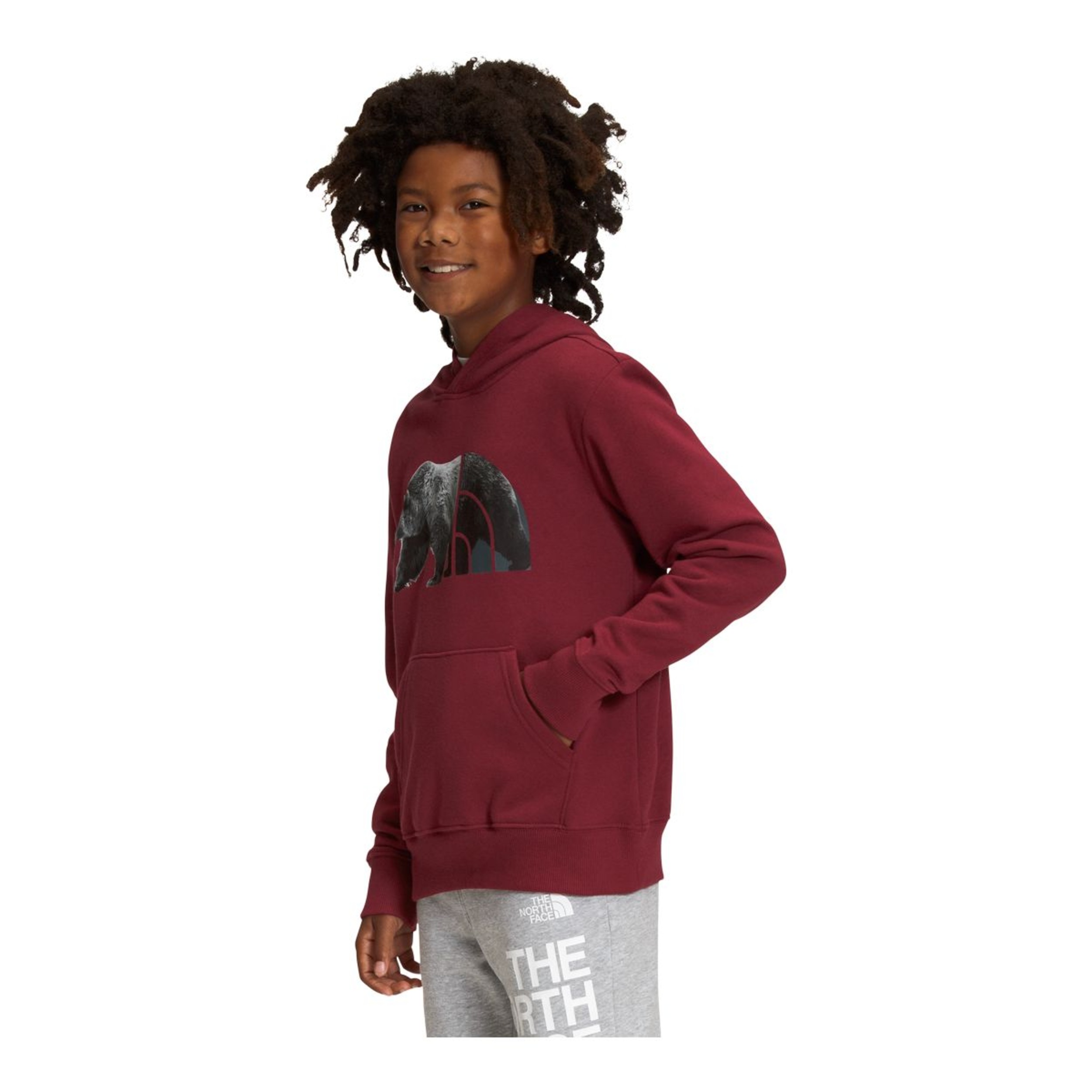 The North Face Boys' Camp Fleece Pullover Hoodie Atmosphere