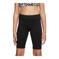 Nike Girls' Trophy 9 Inch Bike Shorts Front_Flat
