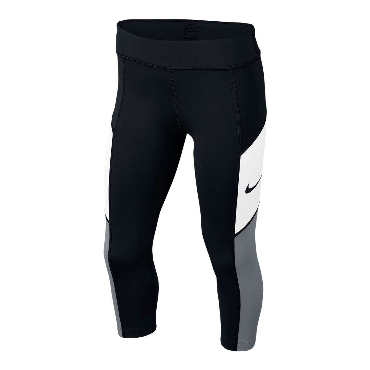 Nike Girls' Trophy Leggings, Kids', Capri, Dri-FIT, Athletic, Training