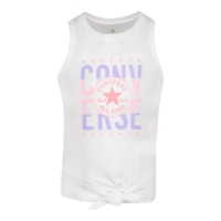 Converse Girls' Tie Front Chuck Patch Mash Tank Front_Flat