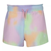 Converse Girls' Blur All Over Print Paper Bag Shorts Front_Flat