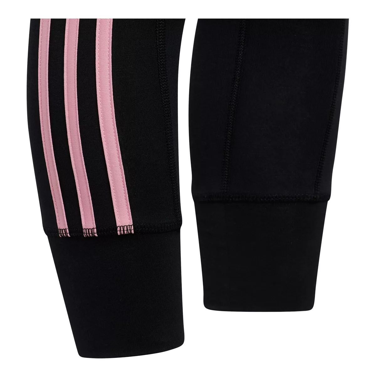 adidas Girls' Striped Leggings, Kids', Jogger, Cuffed, Athletic, Training