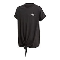 adidas Girls' Dance T Shirt Front_Angled_Left
