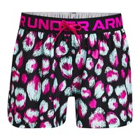 Under Armour Girls' Play Up Printed Shorts Front_Flat