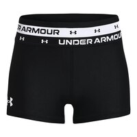 Under Armour Girls' HeatGear® Armour Shorts Front_Flat