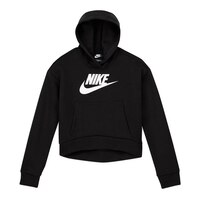 Nike Girls' Club Hoodie, Kids', Pullover, Fleece, Kangaroo Pocket Front_Flat