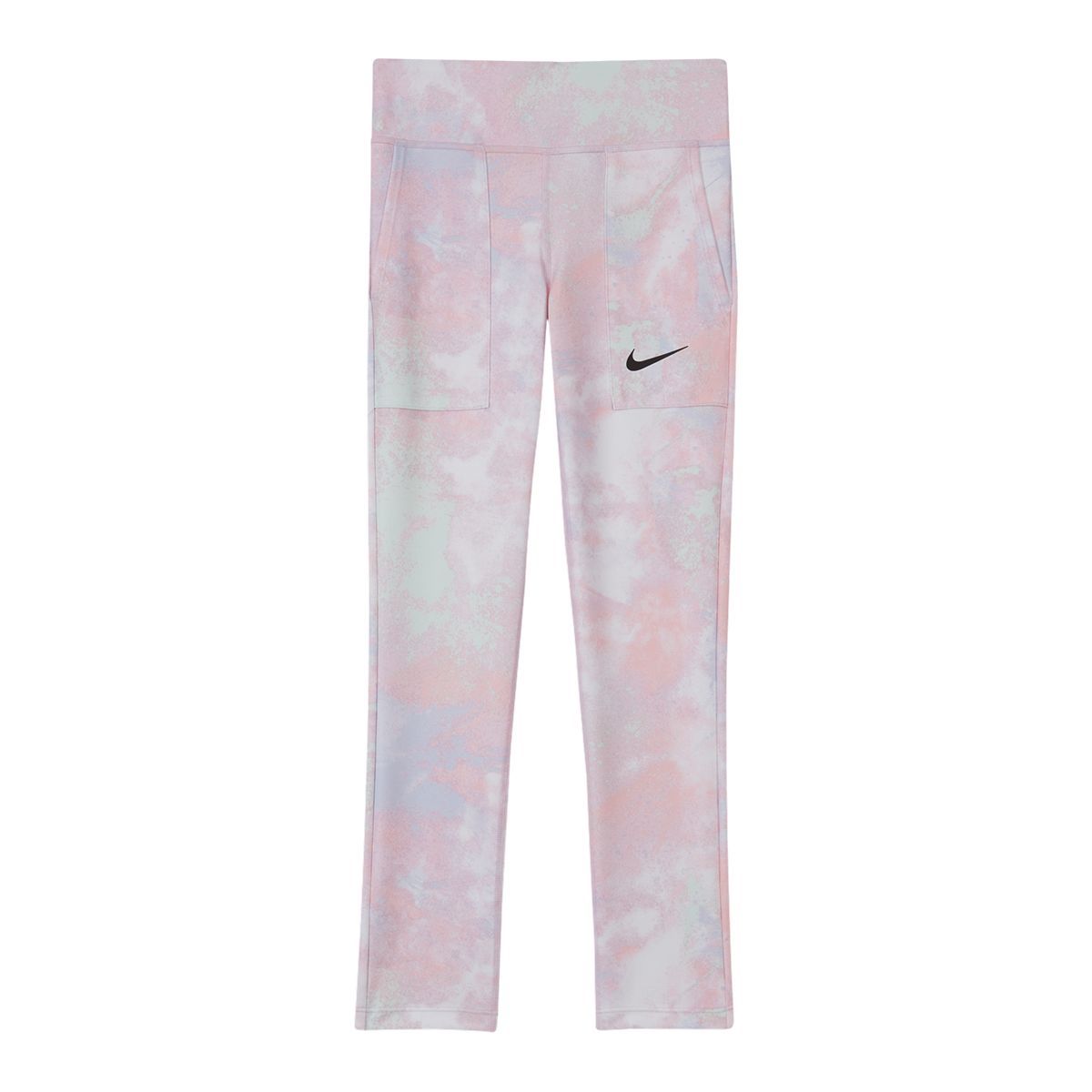 Nike Girls' One All Over Print Leggings, Kids', Dri-FIT, High Waisted, Athletic