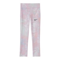 Nike Girls' One All Over Print Leggings, Kids', Dri-FIT, High Waisted, Athletic Front_Flat