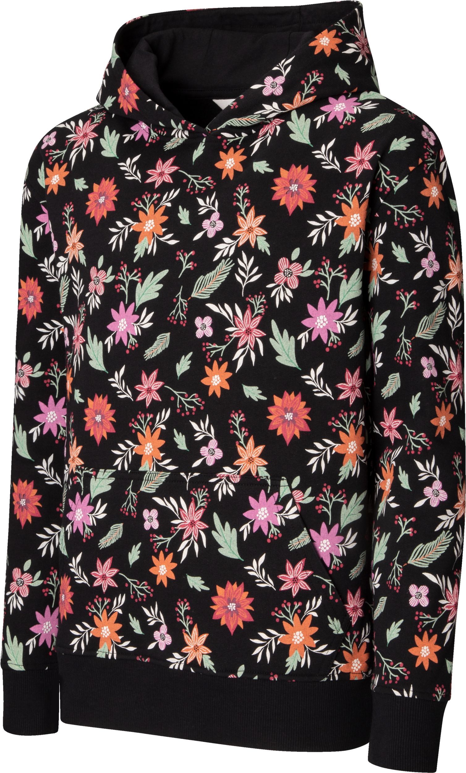 Ripzone Girls' Hybrid Hoodie, Kids', Pullover, Cotton, Kangaroo Pocket