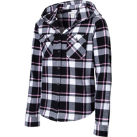 Ripzone Girls' Jana Flannel Top Front_Three_Fourths_Angled_Left