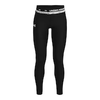 Under Armour Girls' HeatGear© Armour Leggings, Kids', Athletic, Training Front_Flat