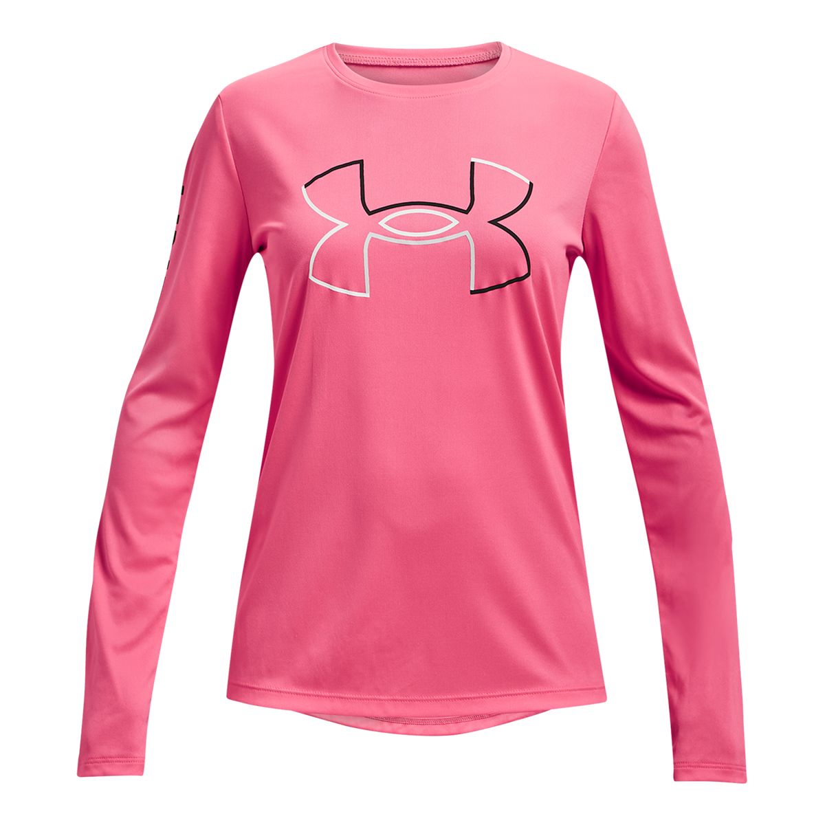 Under Armour Girls' Tech Big Logo Long Sleeve T Shirt