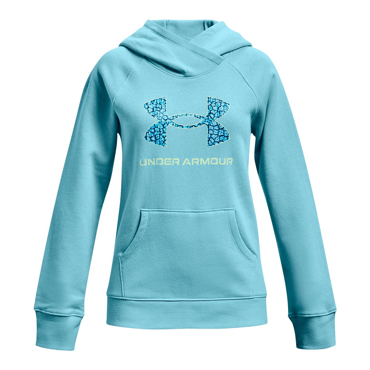 Under Armour Girls' Rival Core Hoodie, Kids', Pullover, Kangaroo Pocket