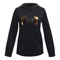 Under Armour Girls' Armour Hoodie, Kids', Pullover, Fleece, Kangaroo Pocket Front_Flat