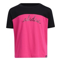adidas Girls' Colourblock T Shirt Front_Flat