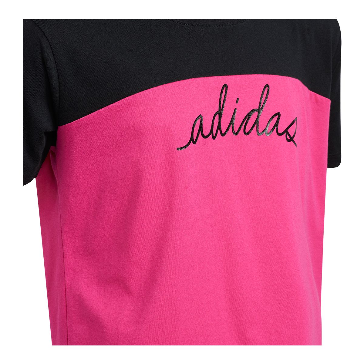 adidas Girls' Colourblock T Shirt