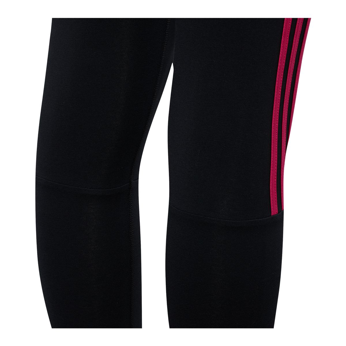 adidas Girls' 3-Stripe Logo Leggings, Kids', High Waisted, Athletic, Training