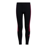 adidas Girls' 3-Stripe Logo Leggings, Kids', High Waisted, Athletic, Training Front_Flat