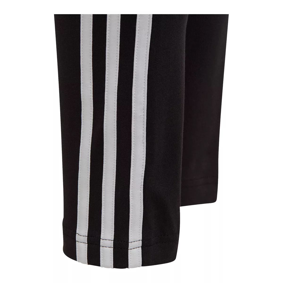 adidas Girls' Primegreen 3-Stripe Leggings, Kids', Cotton, Cuffed, Athletic, Training