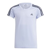 adidas Girls' 3-Stripe T Shirt Front_Flat