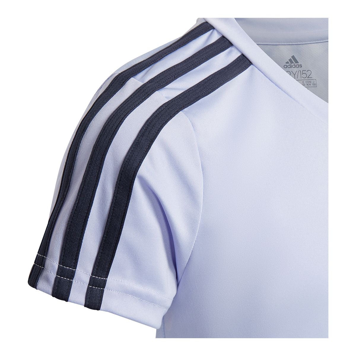 adidas Girls' 3-Stripe T Shirt