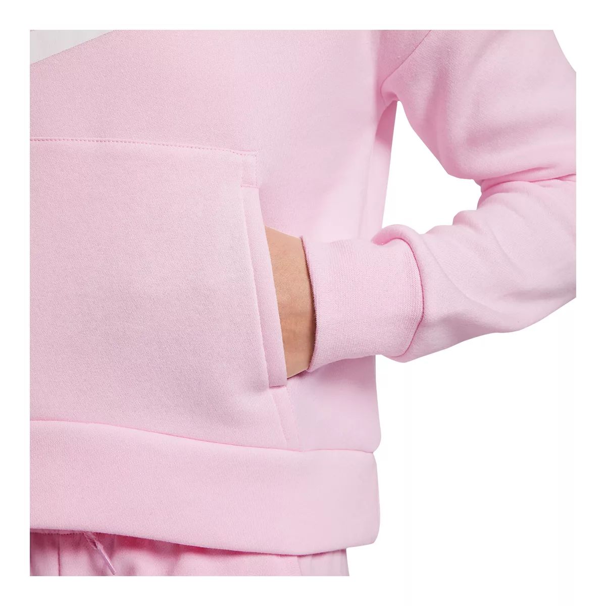 Nike Girls' Club Hoodie, Kids', Pullover, Fleece, Kangaroo Pocket