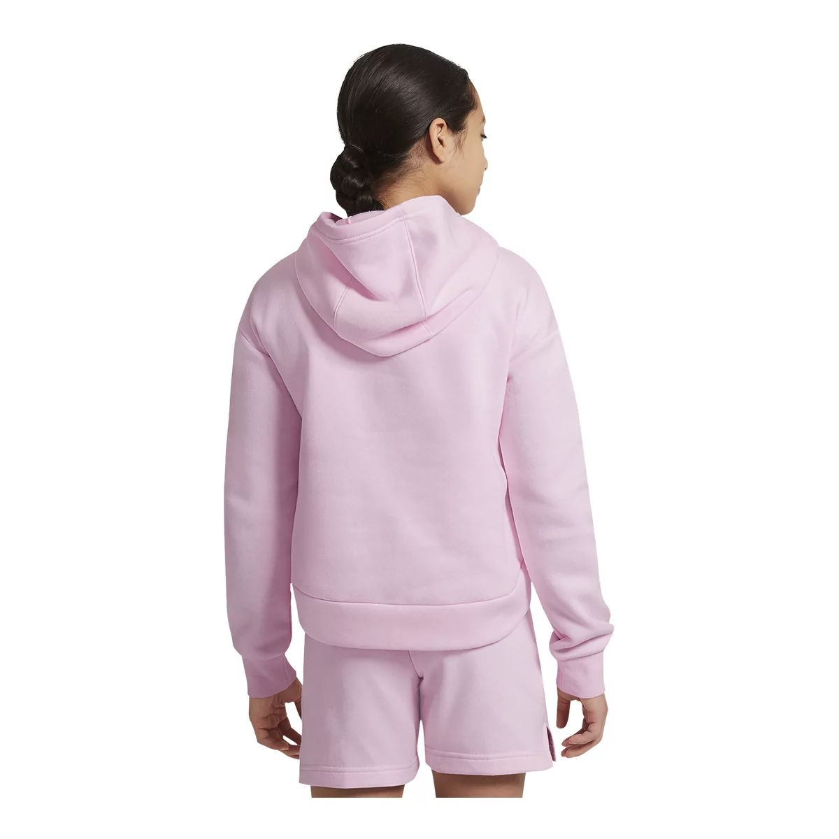 Nike Girls' Club Hoodie, Kids', Pullover, Fleece, Kangaroo Pocket