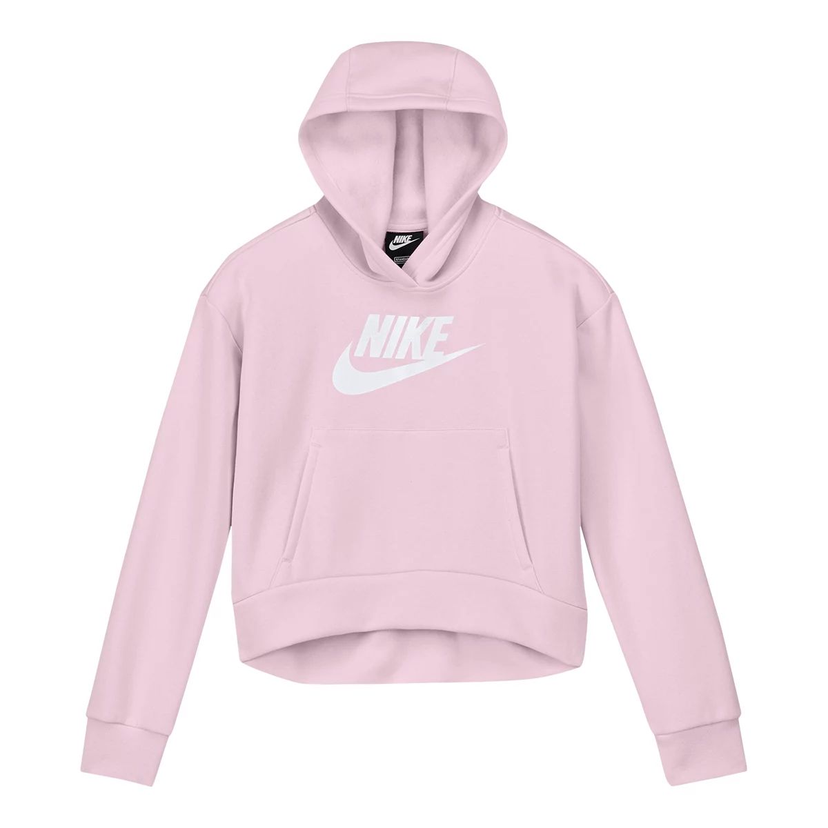 Nike Girls' Club Hoodie, Kids', Pullover, Fleece, Kangaroo Pocket