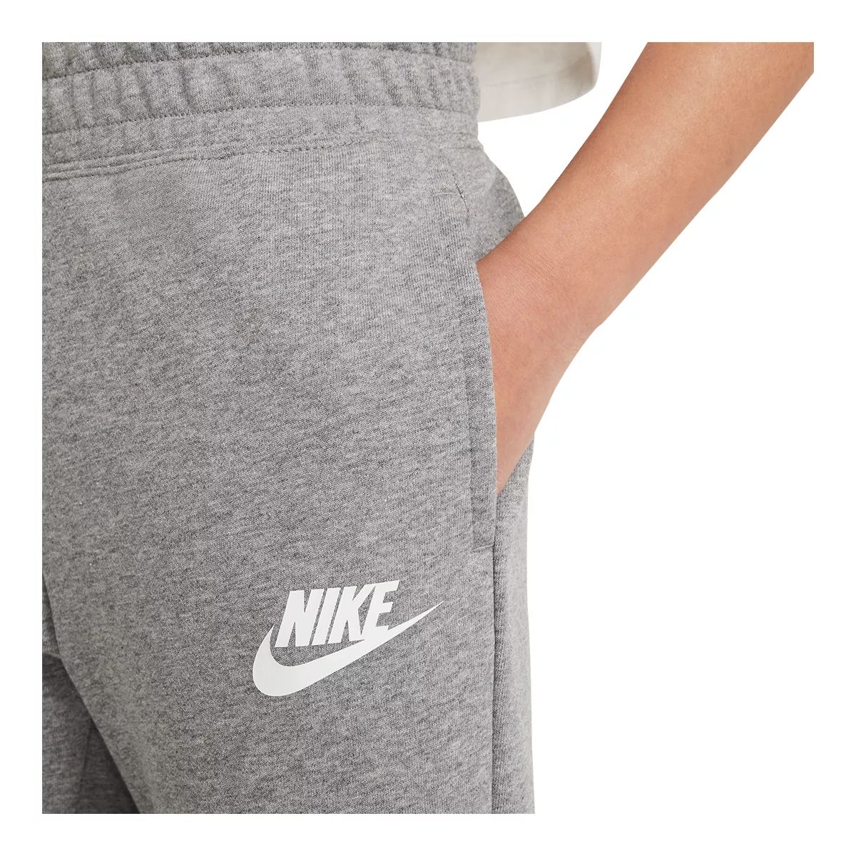 Nike Swoosh Just Do It Track Pants Jogger Trousers Girls Blue CJ7421-433 Lg  NWT