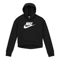 Nike Girls' Club Hoodie, Kids', Pullover, Fleece, Kangaroo Pocket Front_Flat