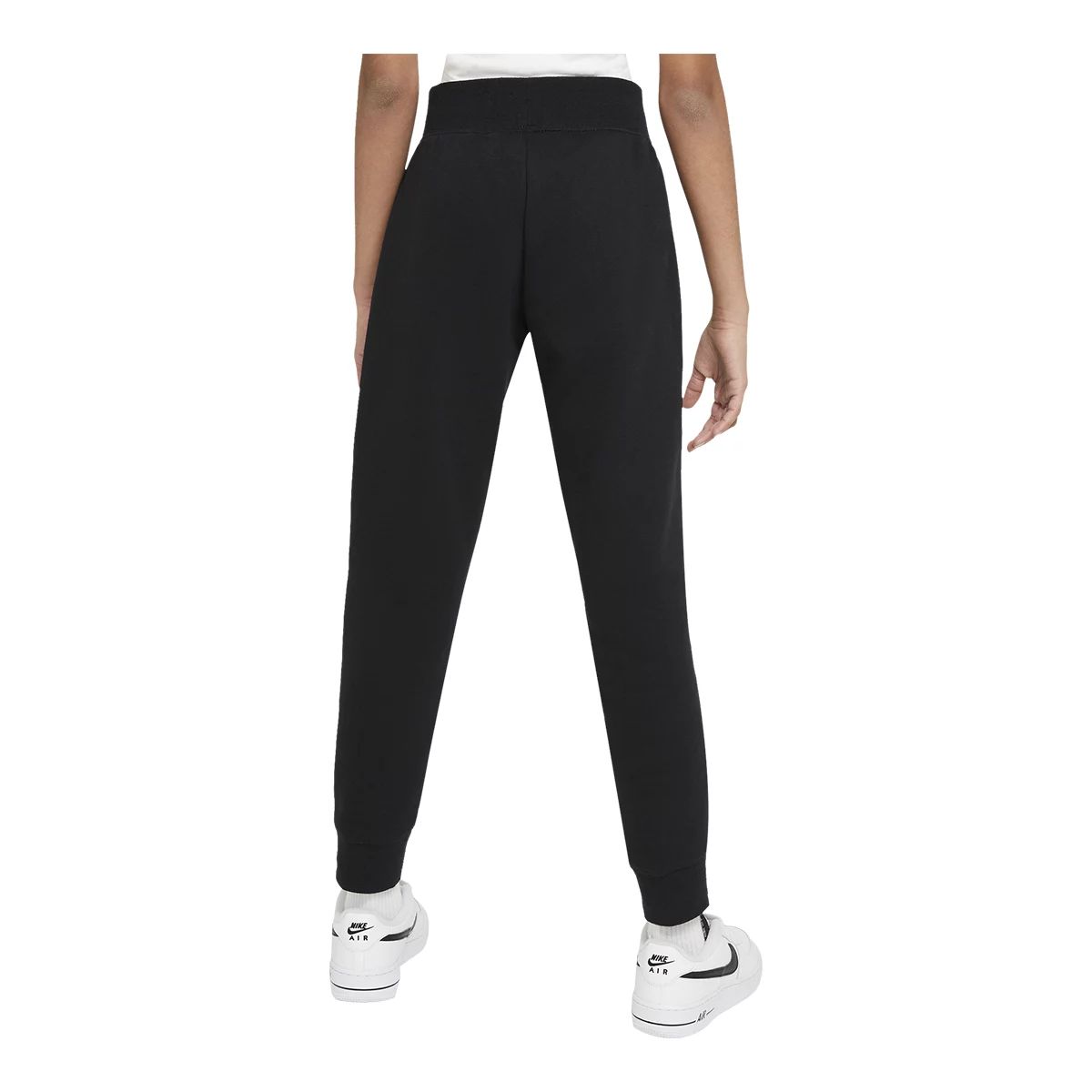 Nike Girls' Essential Club Fleece Sweatpants, Kids', Cuffed, Pockets, Athletic, Training