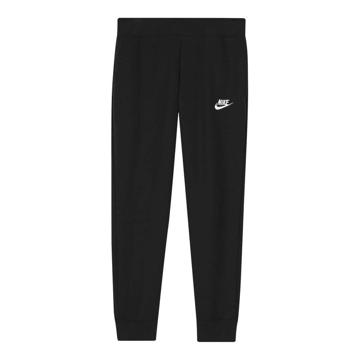 Nike Girls' Essential Club Fleece Sweatpants, Kids', Cuffed, Pockets, Athletic, Training
