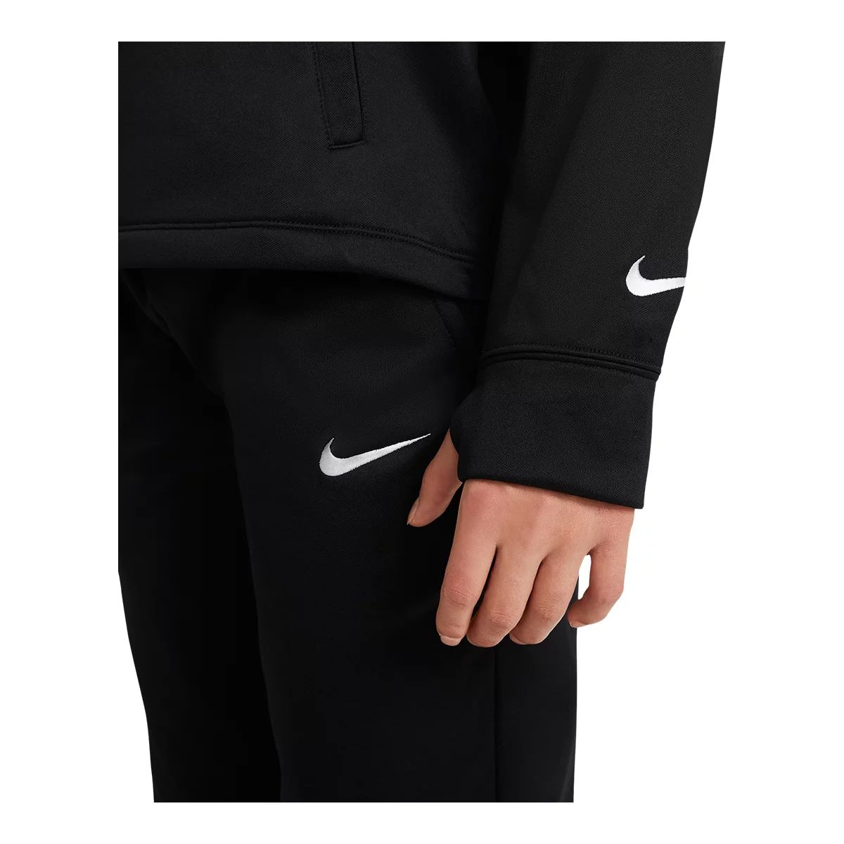 Nike Girls' Therma-Fit Hoodie, Kids', Pullover, Kangaroo Pocket