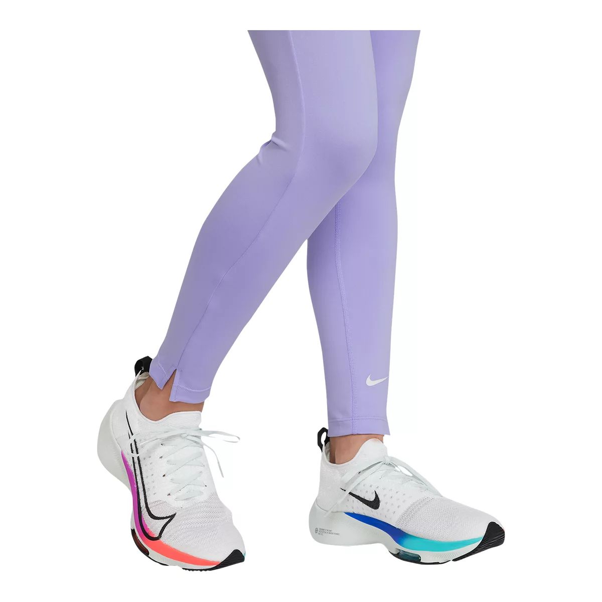 Nike Girls' Dri-FIT One Luxe All Over Print Leggings, Kids', High Waisted, Athletic