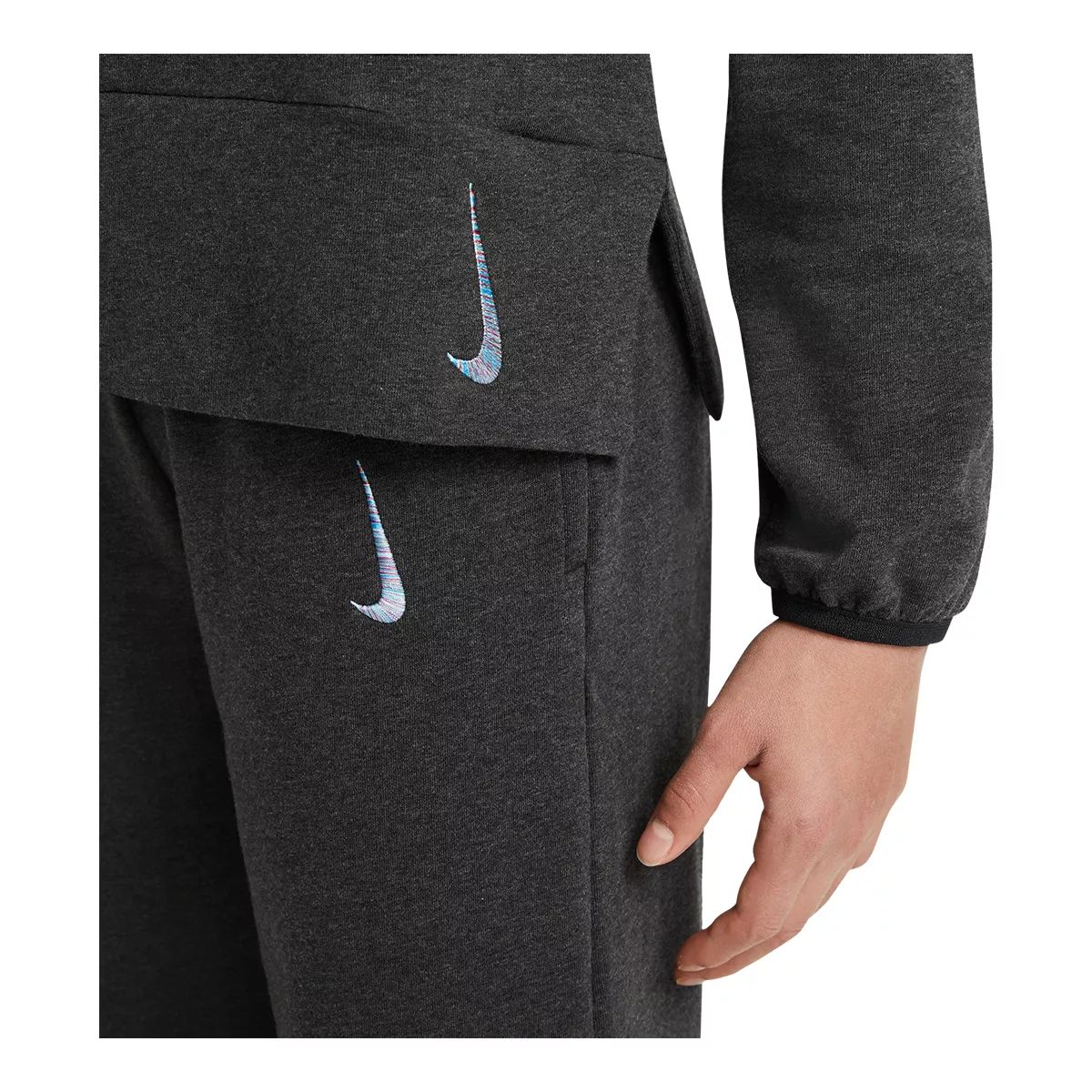 Nike Girls' Yoga Hoodie, Kids', Pullover, Fleece, Kangaroo Pocket