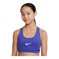 Nike Girls' Dri-FIT Swoosh Reversible Sports Bra Front_Flat
