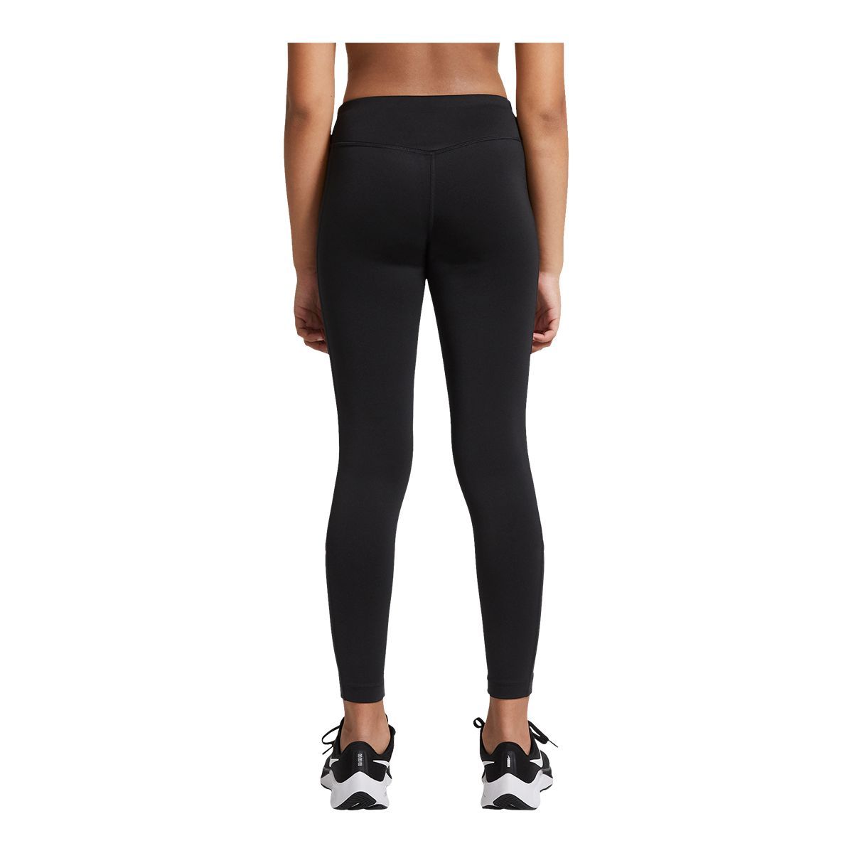 Nike Girls' Dri-FIT One Leggings, Kids', High Waisted, Athletic, Training