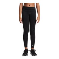 Nike Girls' Dri-FIT One Leggings, Kids', High Waisted, Athletic, Training Front_Flat