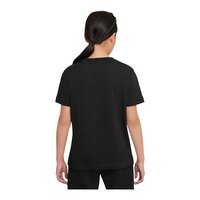 Nike Sportswear Girls' Boyfriend Embroidered T Shirt Back_Flat