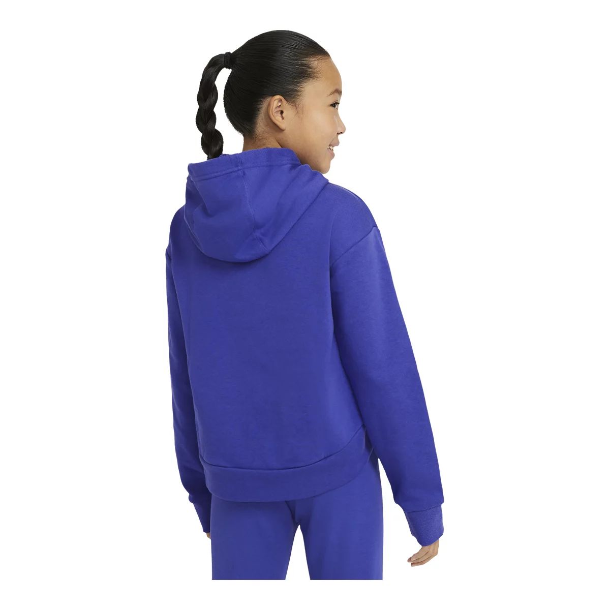 Nike Girls' Club Hoodie, Kids', Pullover, Fleece, Kangaroo Pocket