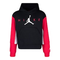 Jordan Girls' Jumpman Hoodie, Kids', Pullover, Cotton, Kangaroo Pocket Front_Flat