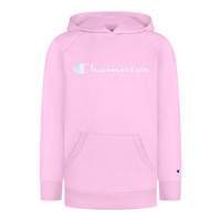 Champion Girls' Essentials Hoodie, Kids', Pullover, Kangaroo Pocket Front_Flat