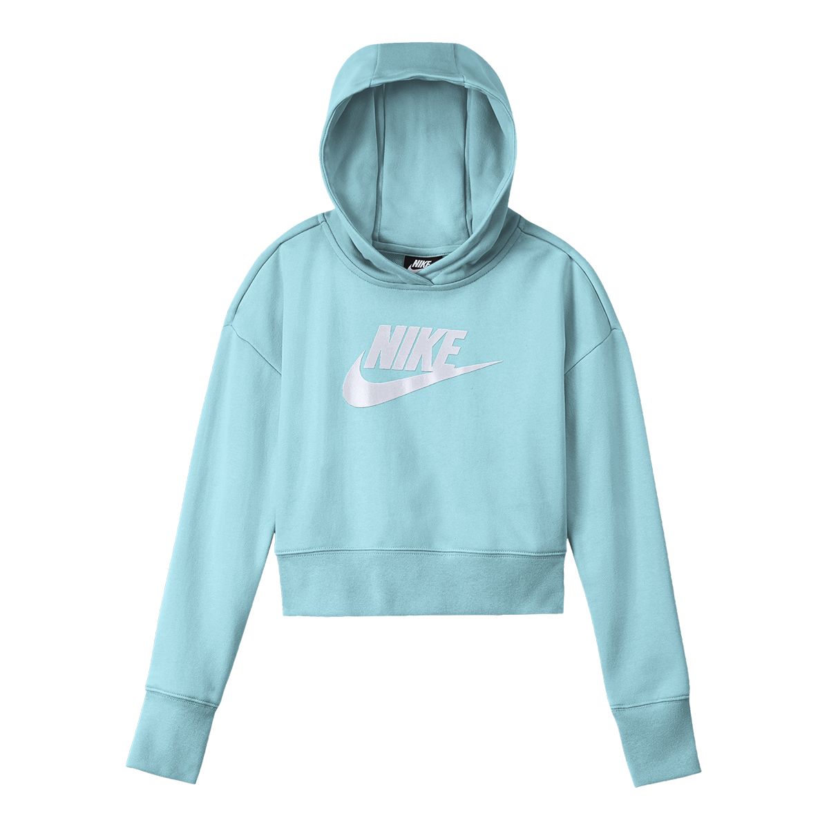 Nike Girls' Club Hoodie, Kids', Pullover, Kangaroo Pocket