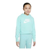 Nike Girls' Club Hoodie, Kids', Pullover, Kangaroo Pocket Front_Angled_Right