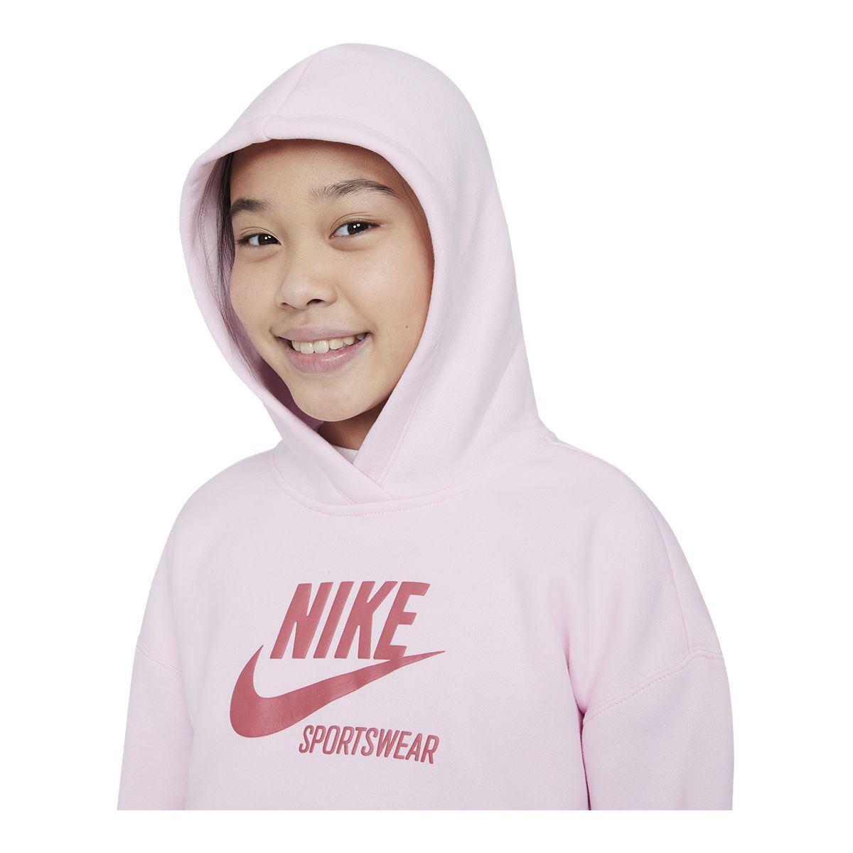 Nike Girls' Heritage Hoodie, Kids', Pullover, Fleece
