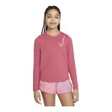 Nike Girls' Dri-FIT One Long Sleeve Shirt Front_Flat