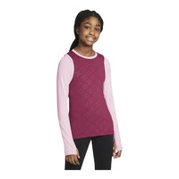 Nike Pro Girls' Dri-FIT Warm Top Front_Angled_Right