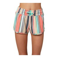 O'Neill Girls' Lane Printed Stretch 2 Inch Boardshorts Front_Flat
