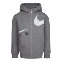 Nike Toddler Boys' 4-7 Swoosh Full Zip Hoodie Front_Flat