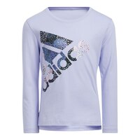 adidas Toddler Girls' 2-4 Long Sleeve Shirt Front_Flat